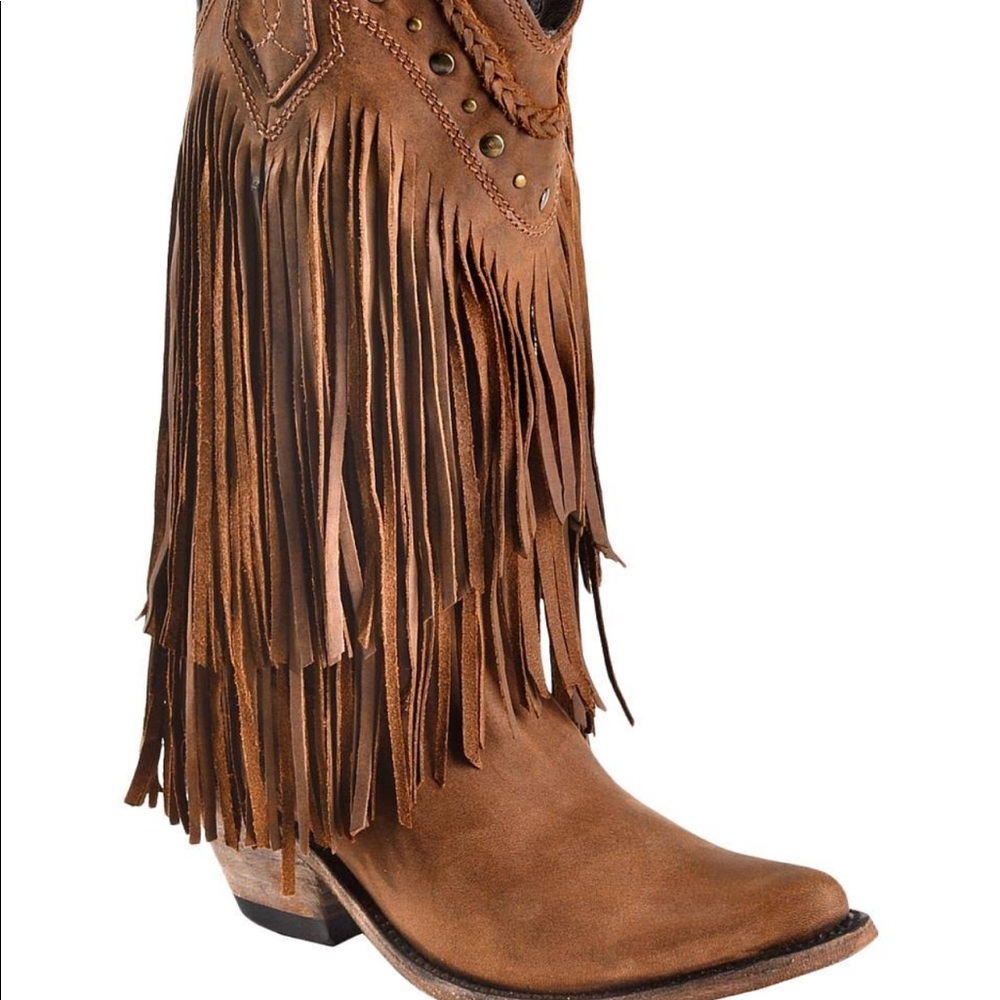 Liberty Black Fringe Boots